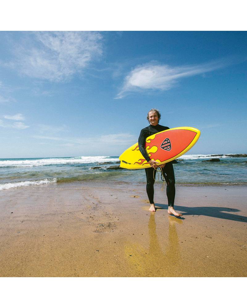 Ocean & Earth | MR Epoxy Twin Fin Softboard 5'6" | Flame22