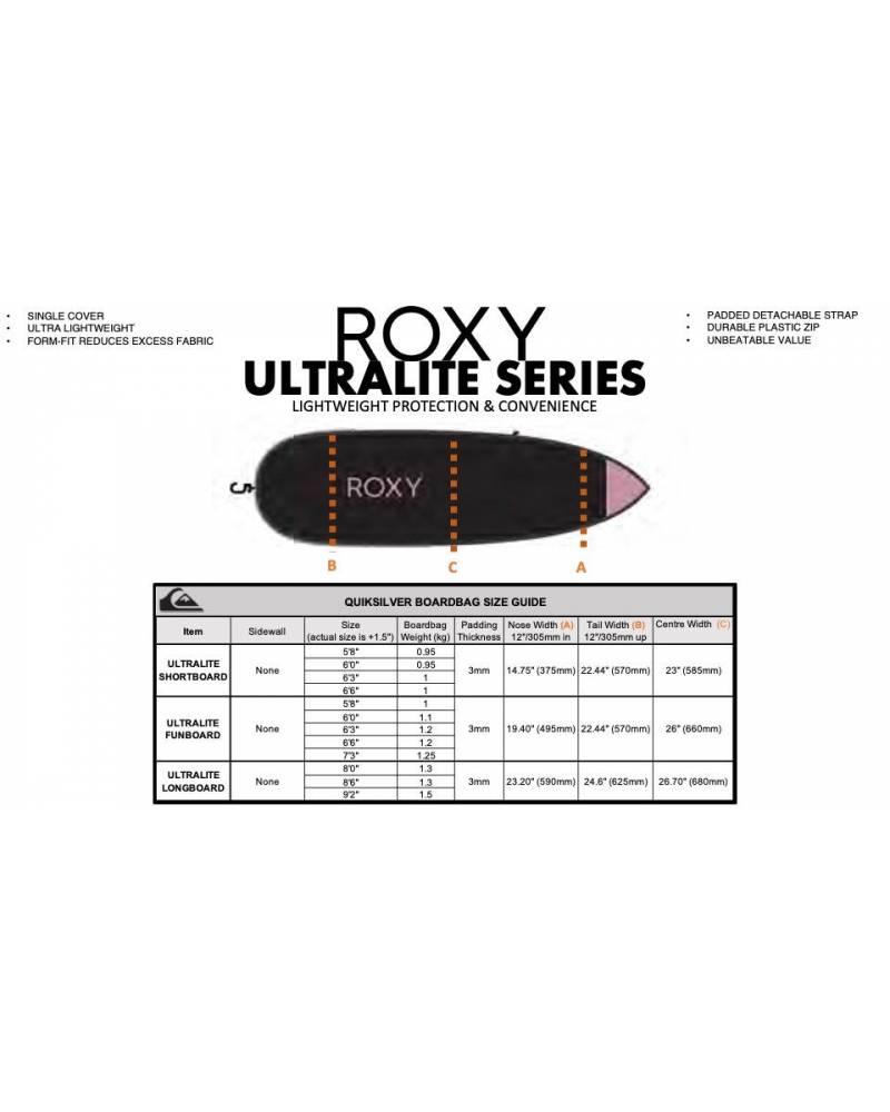 Roxy Ultralite Funboard Boardbag