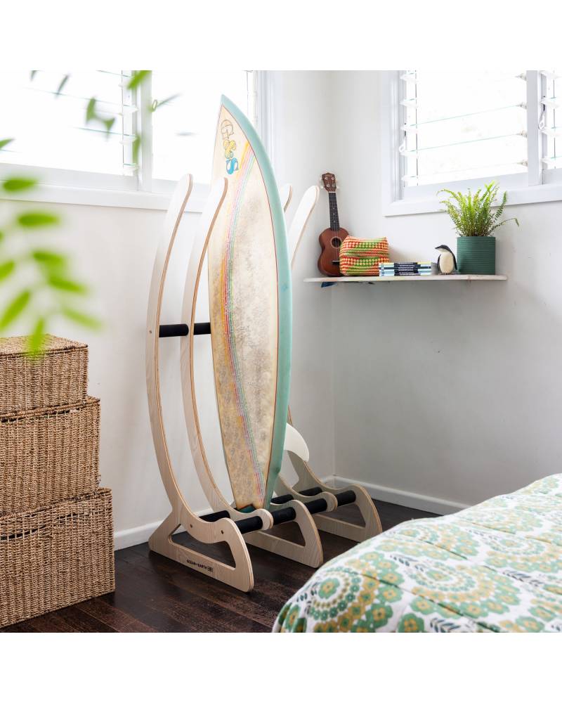 Ocean and Earth Timber Free Standing Rack