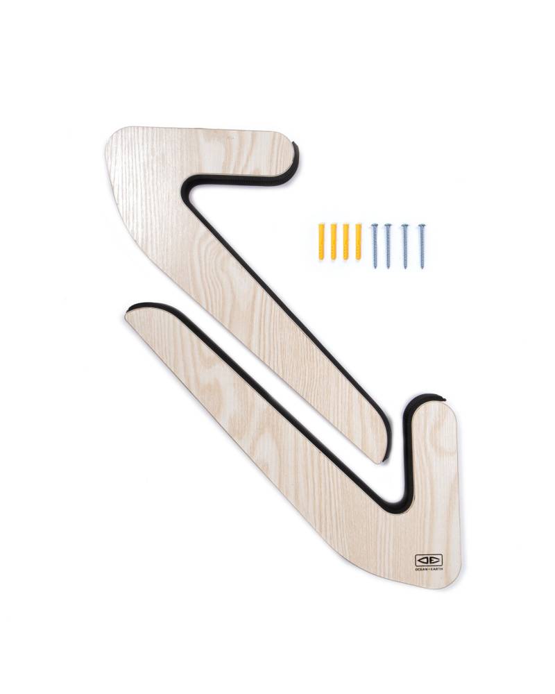 Longboard Timber Wall Display Rack | Ocean and Earth
