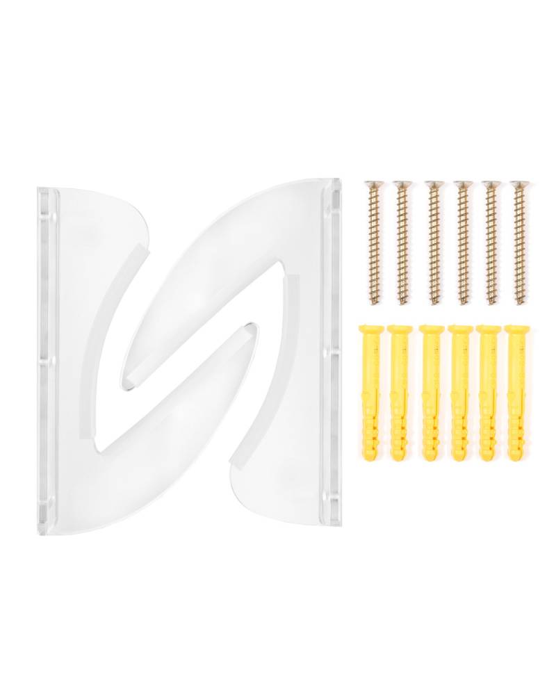 Invisible Wall Display Surfboard Rack - Horizontal by Ocean and Earth