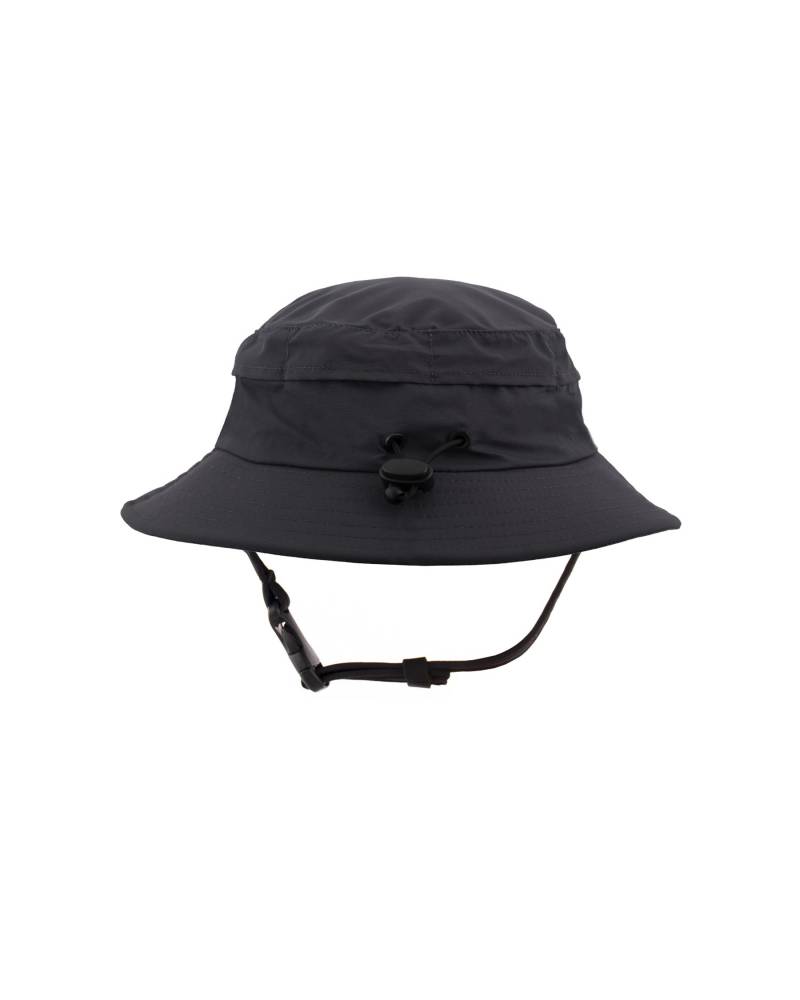 Ocean and Earth Youth Bingin Soft Peak Surf Hat - Black