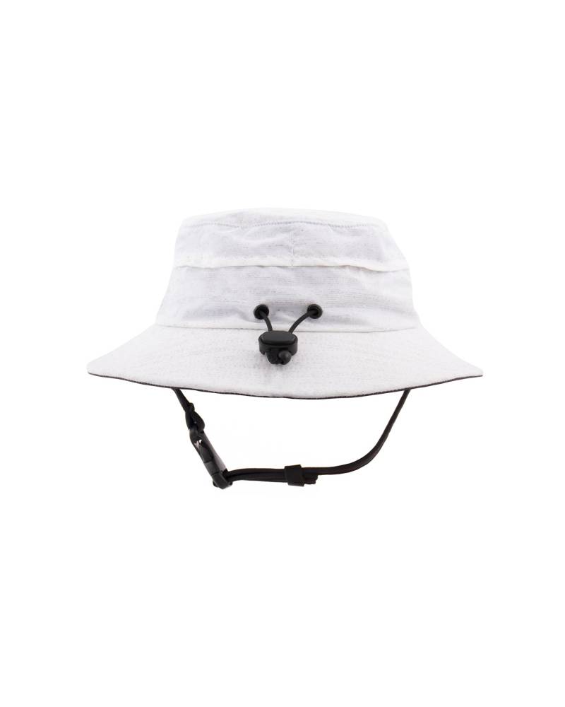 Youth Bingin Soft Peak Surf Hat - White Marle