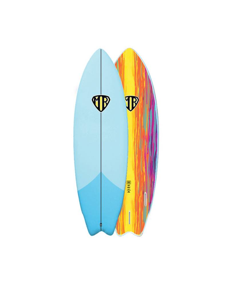 Ocean & Earth | MR Epoxy Twin Fin Softboard 6'0" | Pastel Blue