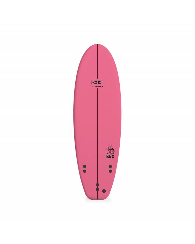Pink softboard top view