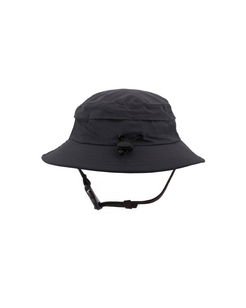 Ocean and Earth Kids Bingin Soft Peak Surf Hat - Black