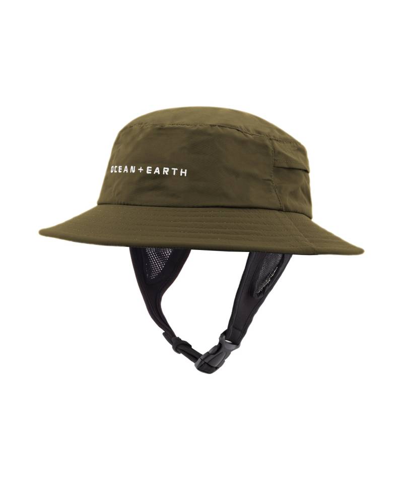 Clear Shot of Youth Bingin Soft Peak Surf Hat - Olive