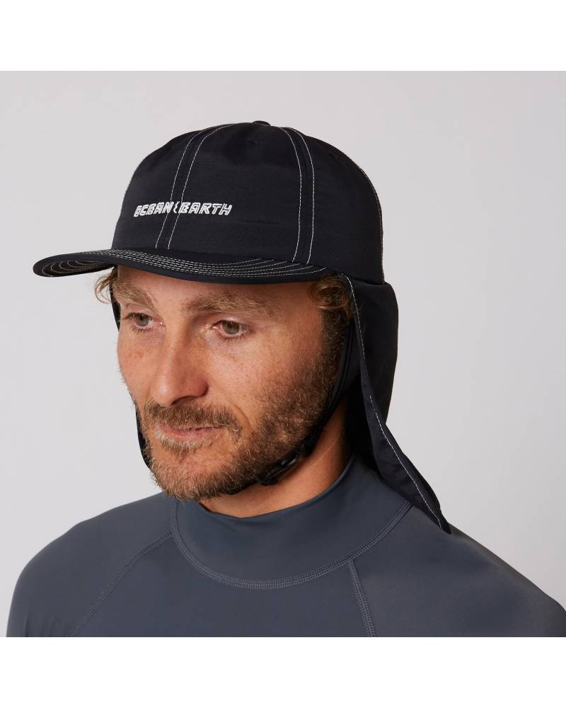 Ocean & Earth | G-Land Legionnaire Surf Cap | Black