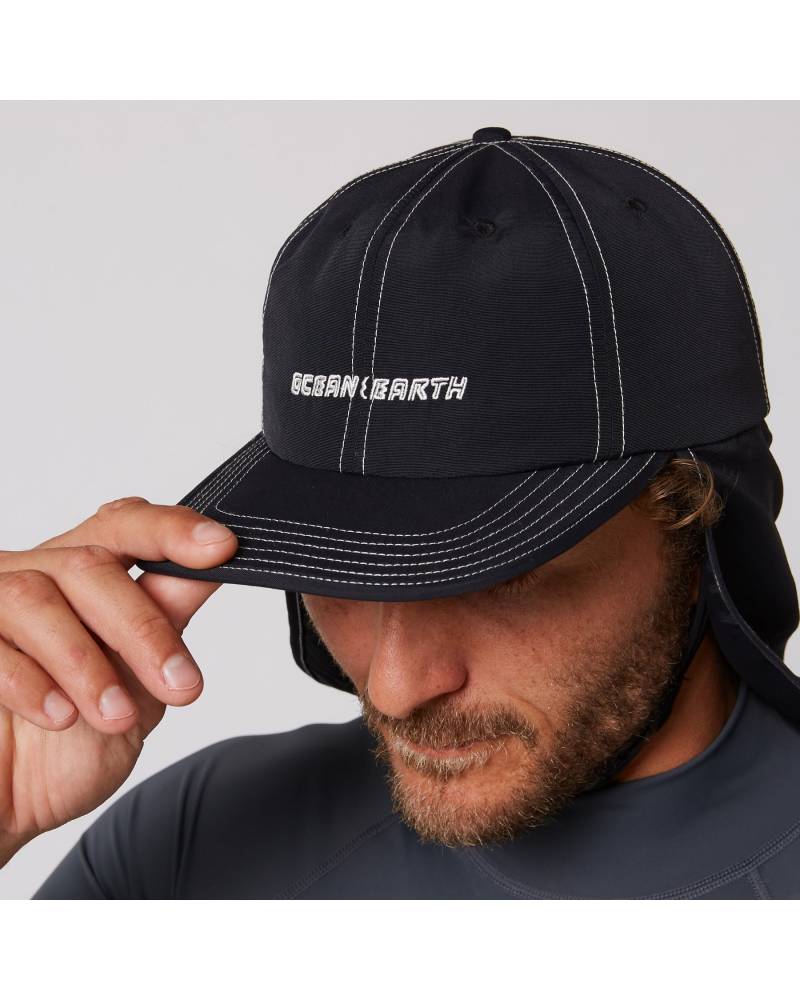 Ocean & Earth | G-Land Legionnaire Surf Cap | Black