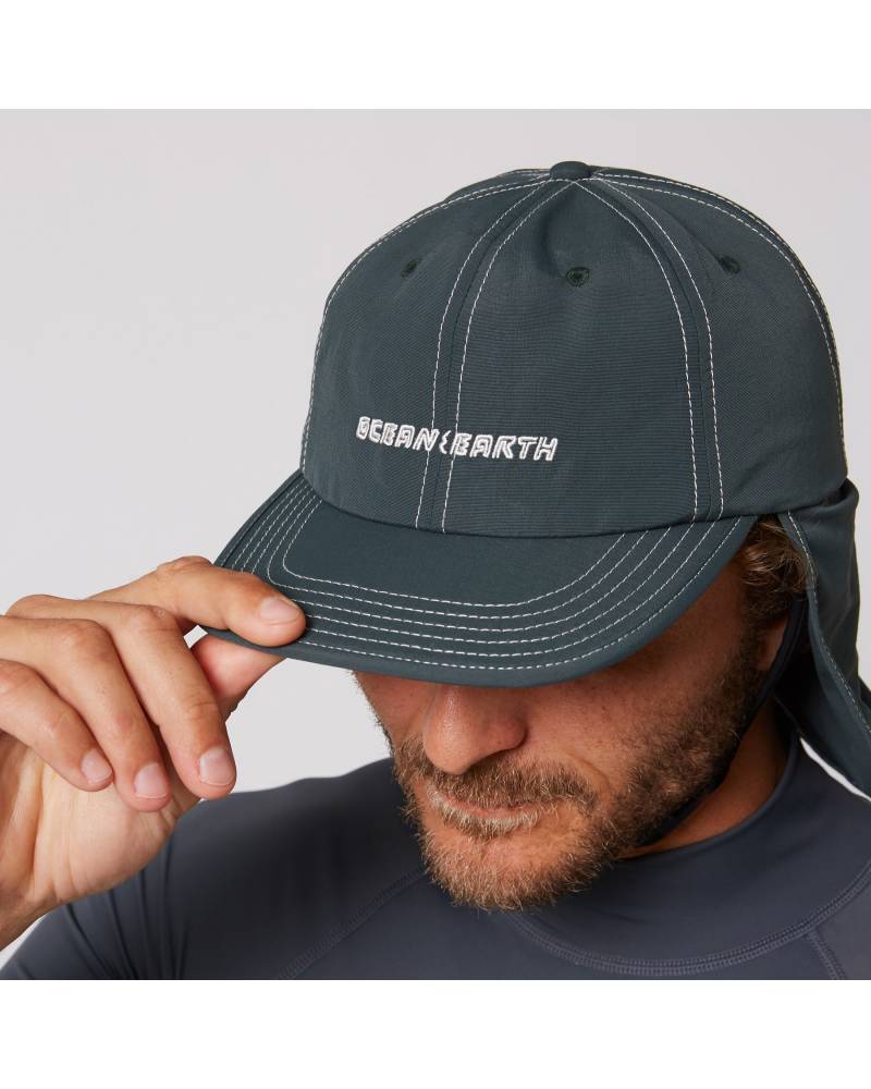 Ocean & Earth | G-Land Legionnaire Surf Cap | Forest
