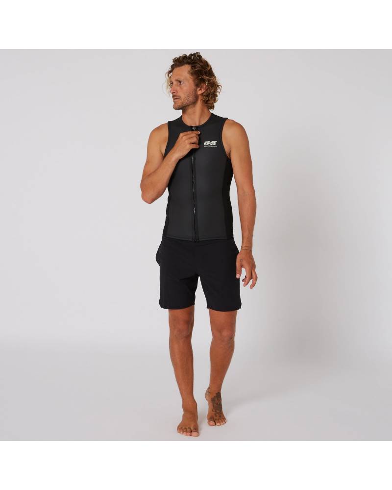 Heritage Front Zip Sleeveless Vest - 1.5mm