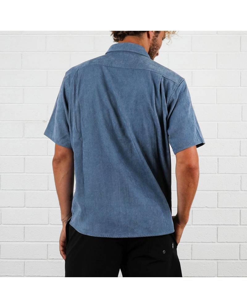 Whaler Cord S/S Shirt - Marine