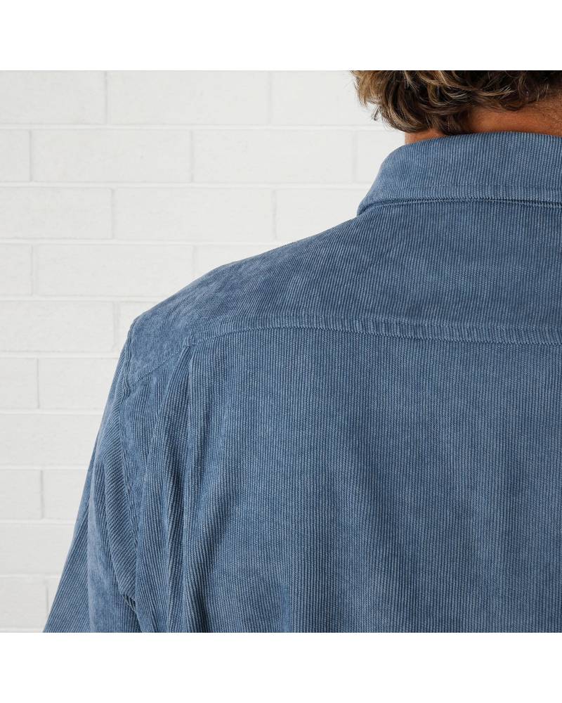 Whaler Cord S/S Shirt - Marine