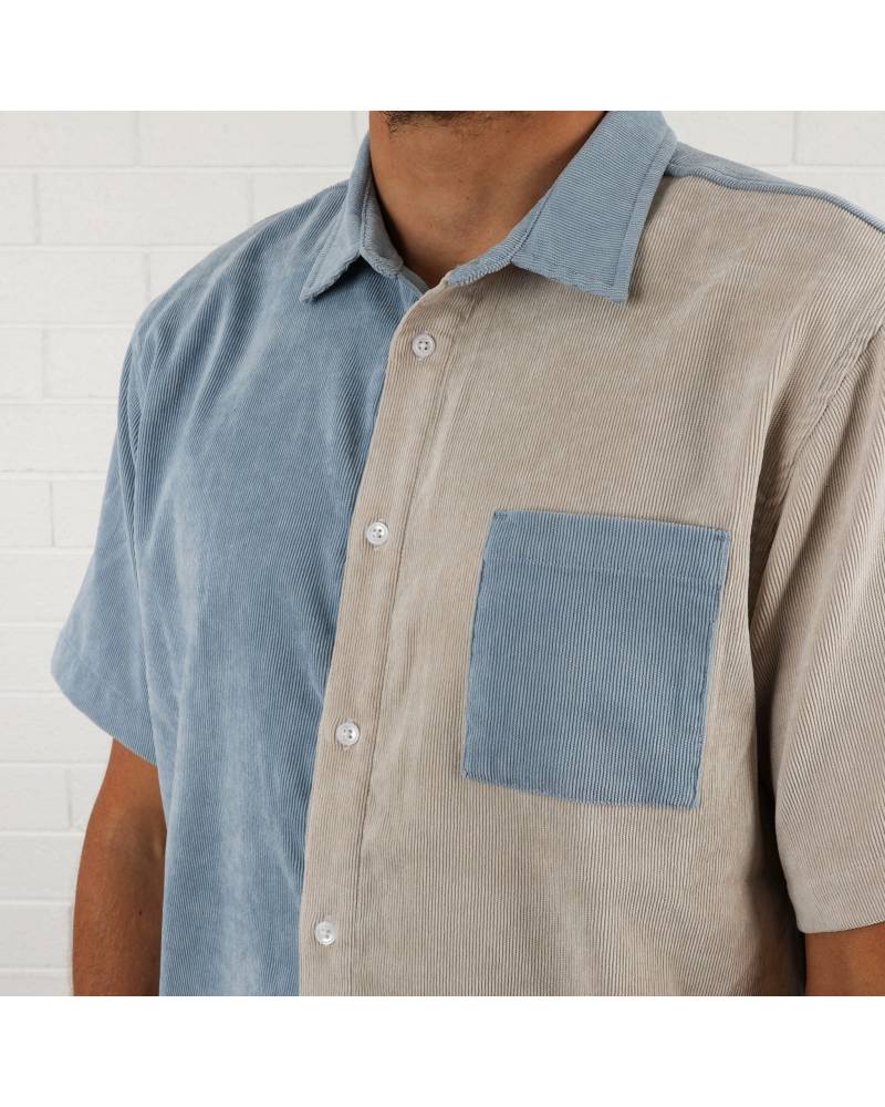 Stinger Cord S/S Shirt - Marine