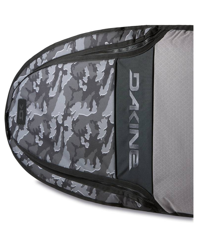 Back view of surfboard bag