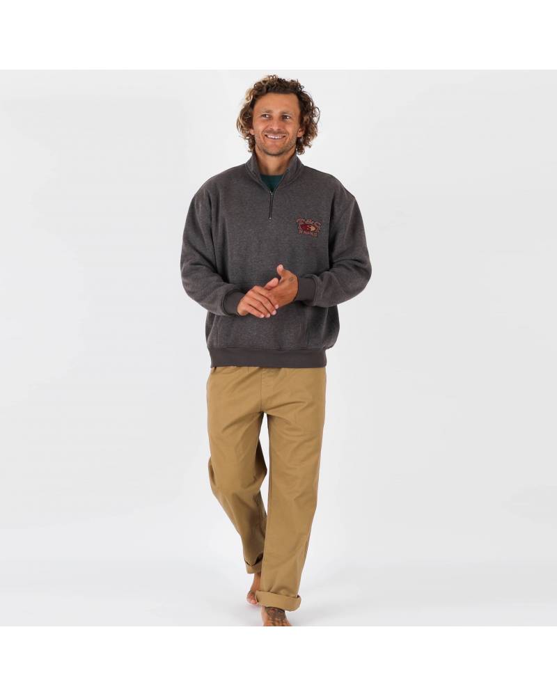 Thruster 1/4 Zip - Vintage Smoke