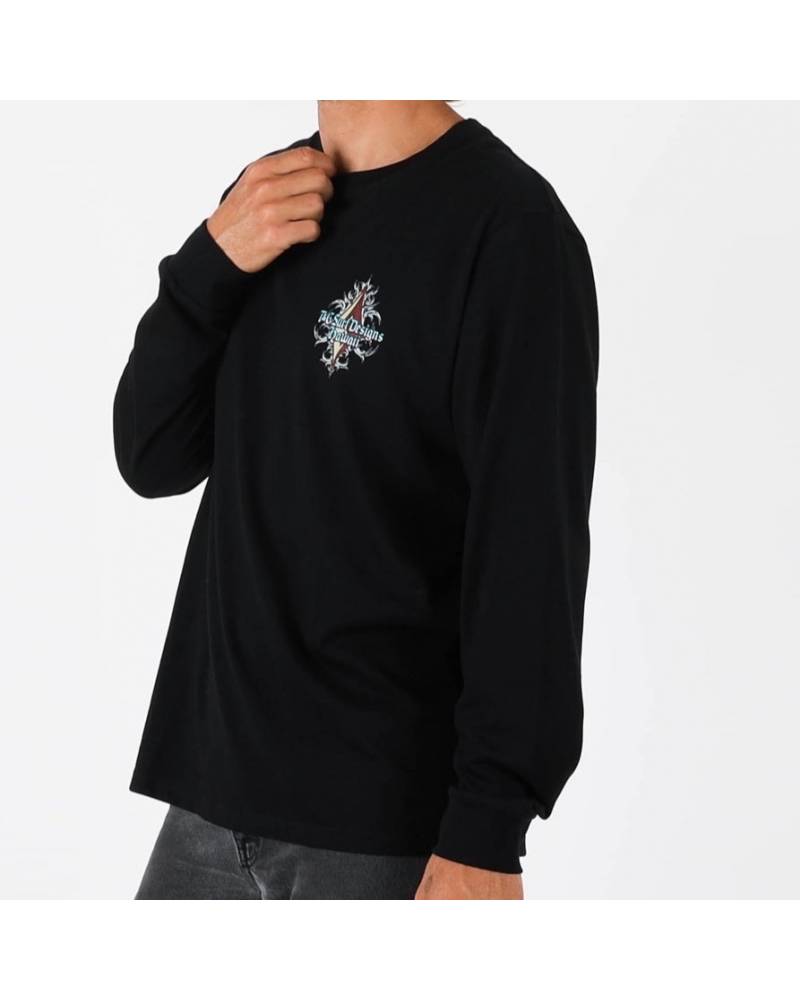 Sonic LS Tee - Vintage Black