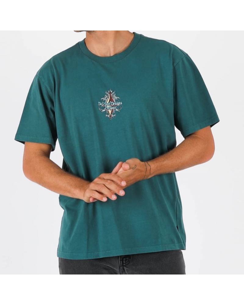 Sonic Tee - Washed Emerald