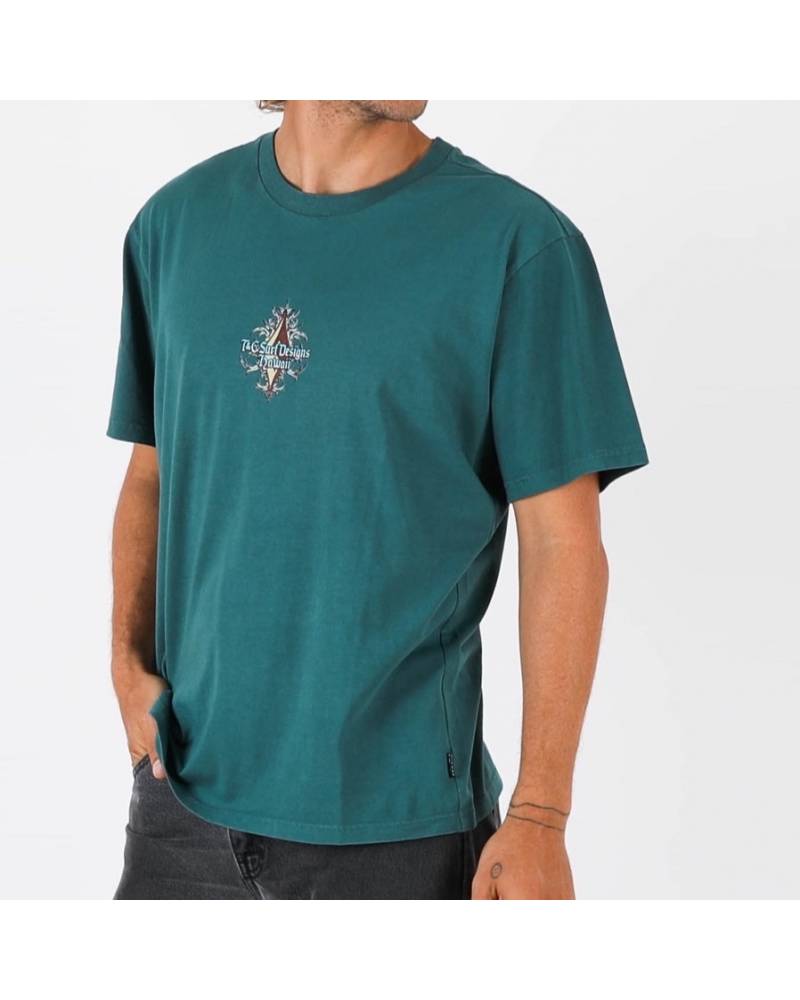 Sonic Tee - Washed Emerald