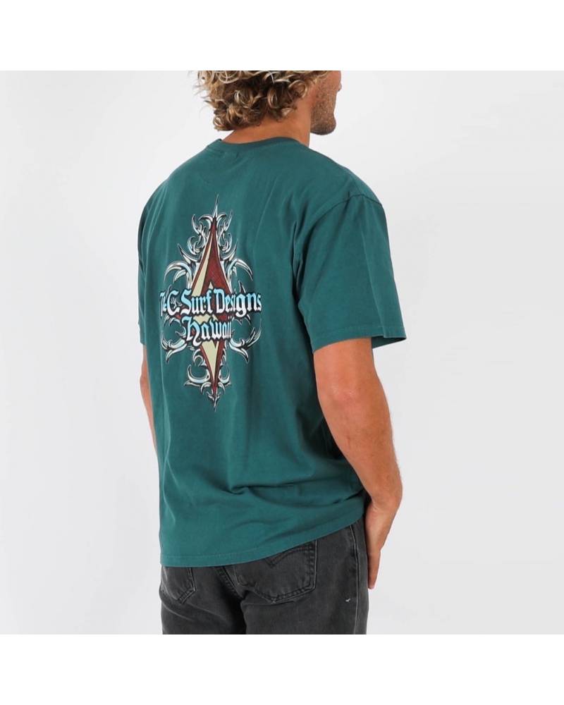 Sonic Tee - Washed Emerald