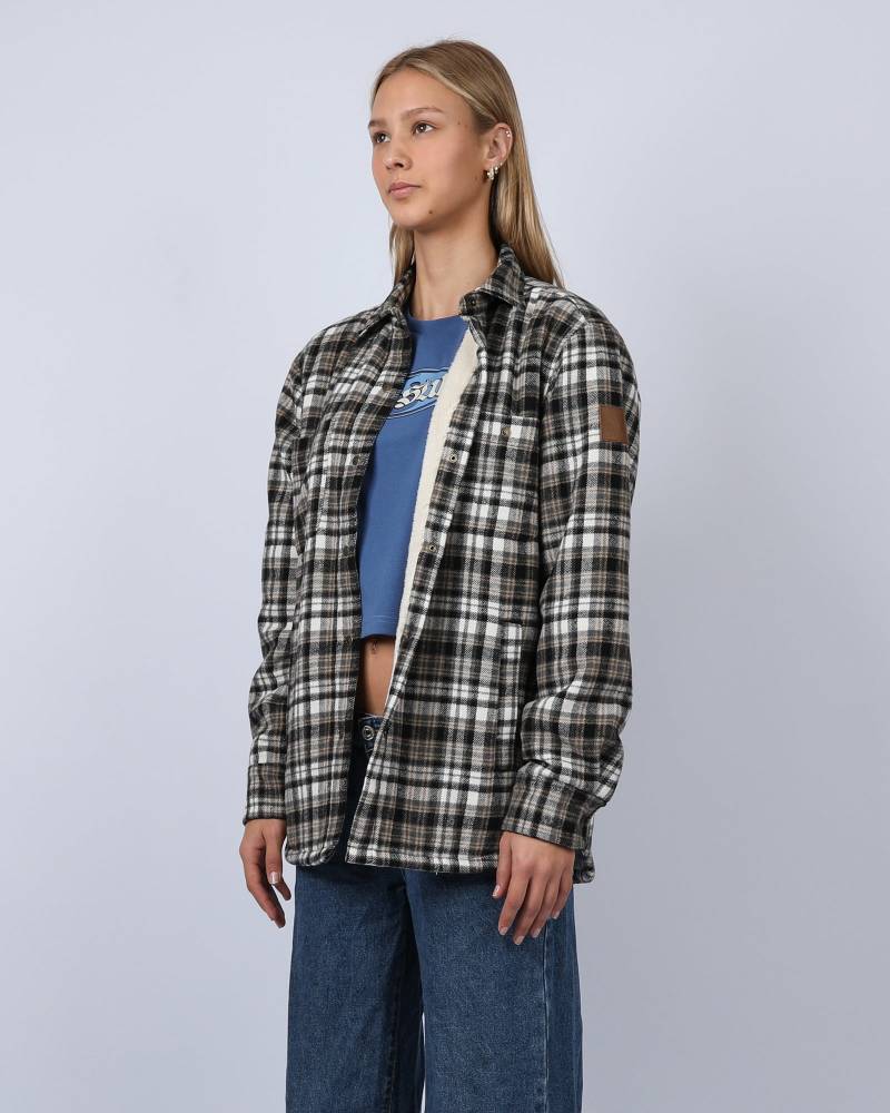 Canyon Sherpa Shacket - Charcoal