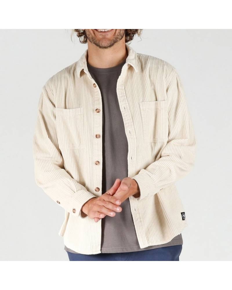 Motion LS Cord Shirt -  Stone