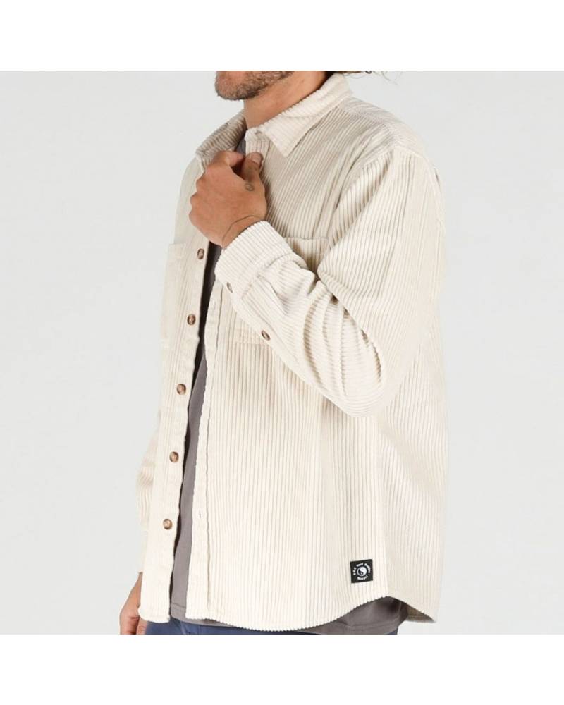 Motion LS Cord Shirt -  Stone