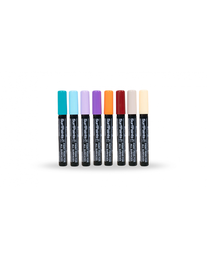 Pastel Acrylic Paint Pens - 4mm Durable Bullet Nibs for All Surfaces – Premium Japanese Quality
