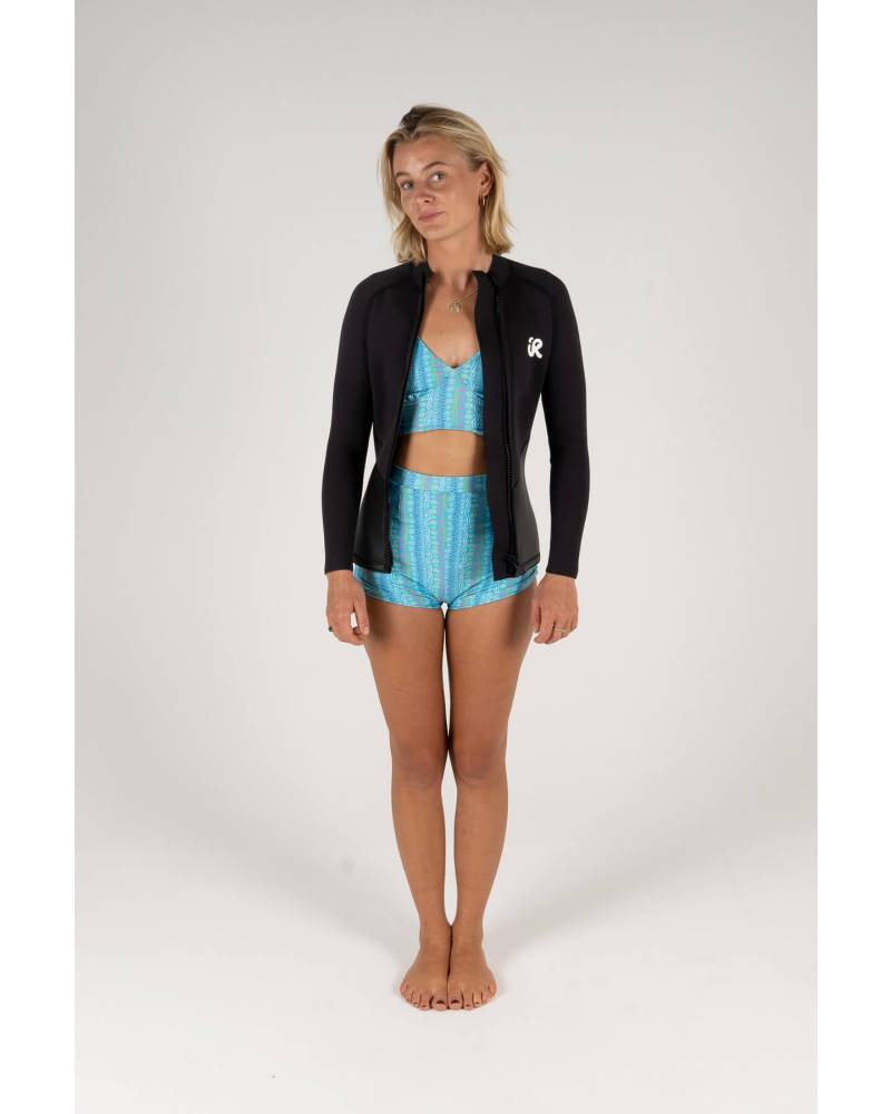 wetsuit, ladies, vest, jacket, crop, front zip, Inner Relm, surfingwetsuit, ladies, vest, jacket, crop, front zip, Inner Relm, surfing