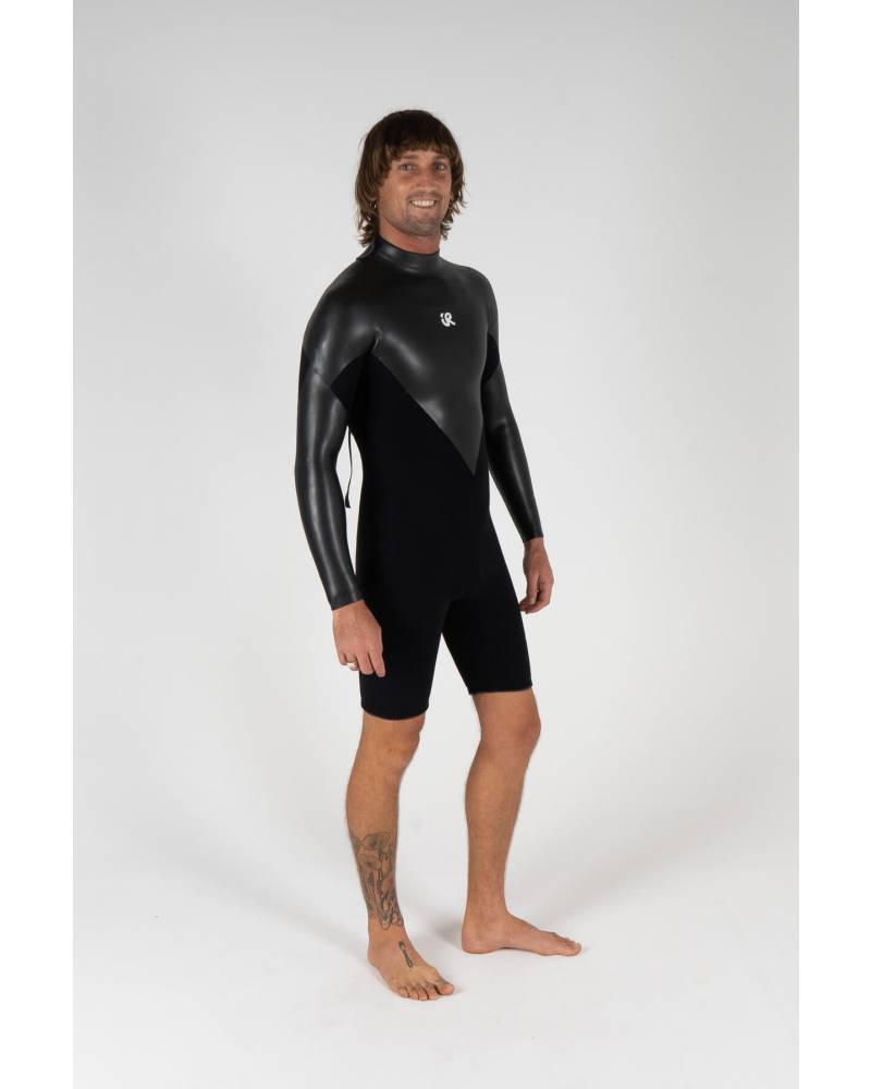wetsuit, springsuit, spring suit, steamer, full suit, smoothskin, smoothie, 3/2, Inner Relm, surfing, back zip