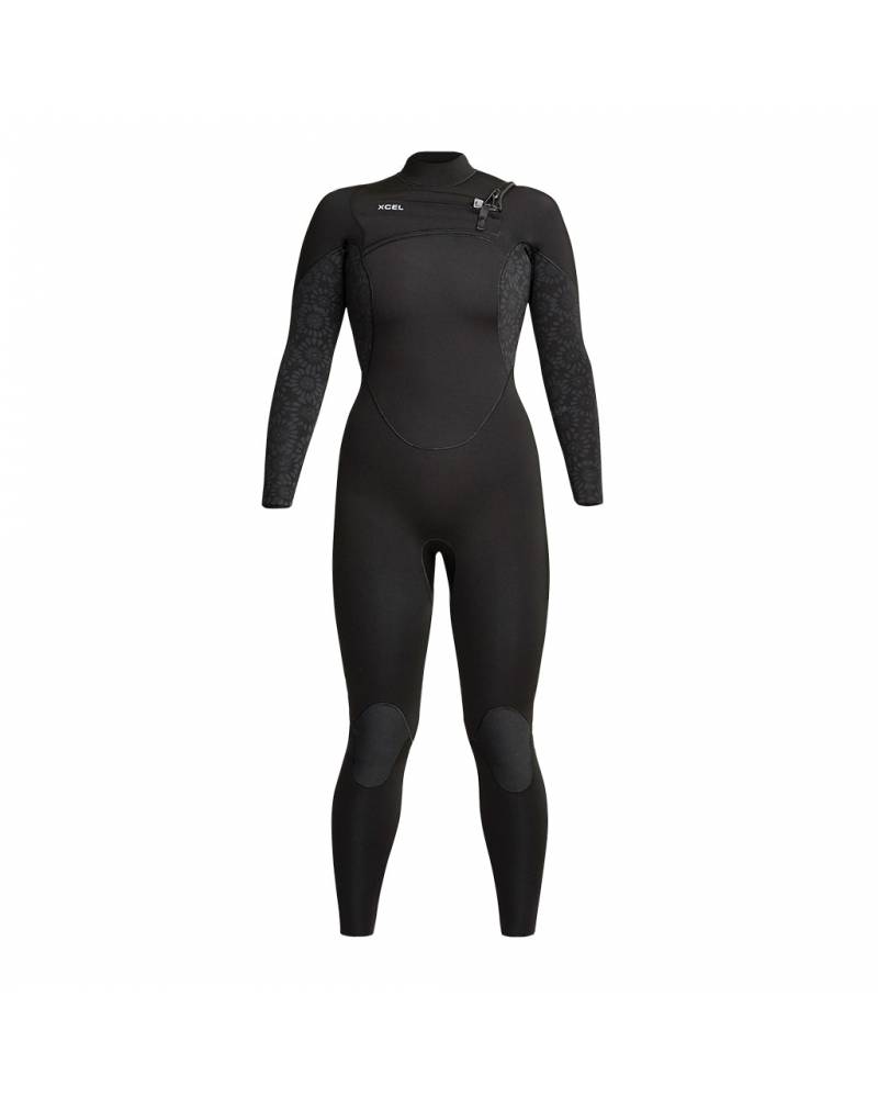 WOMENS COMP 3/2MM CHEST ZIP STEAMER WETSUIT