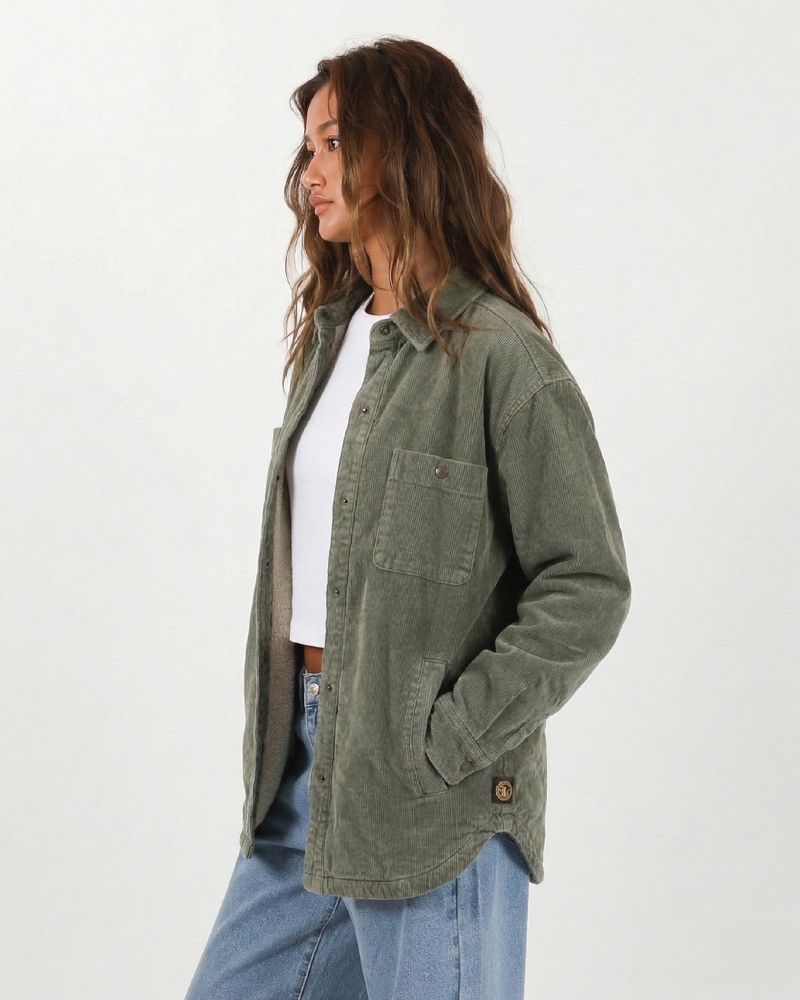Whaler Cord Jacket - Military