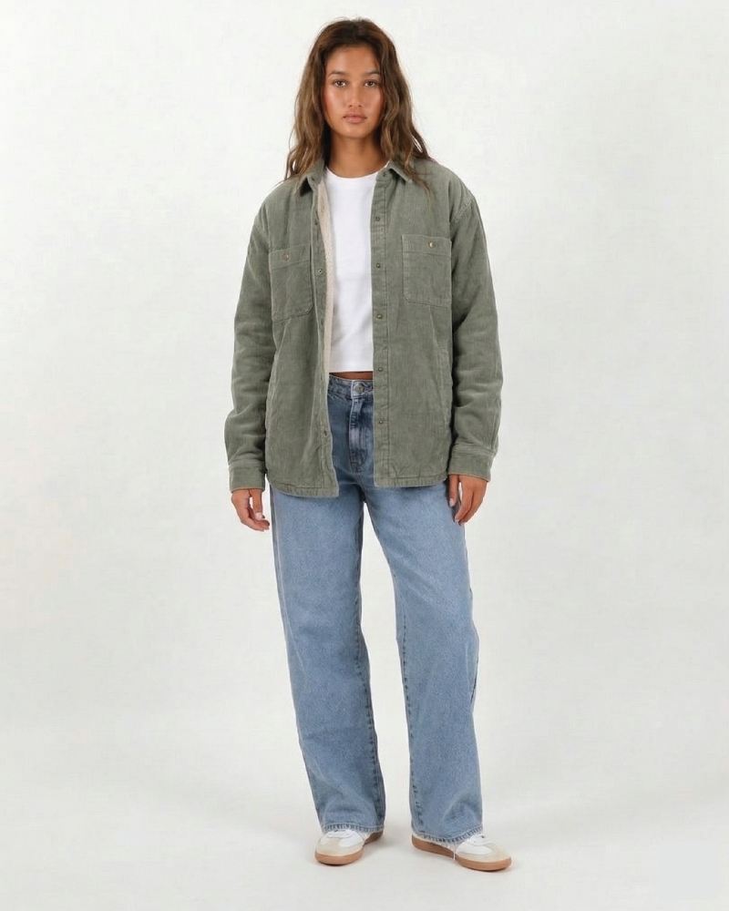 Whaler Cord Jacket - Military