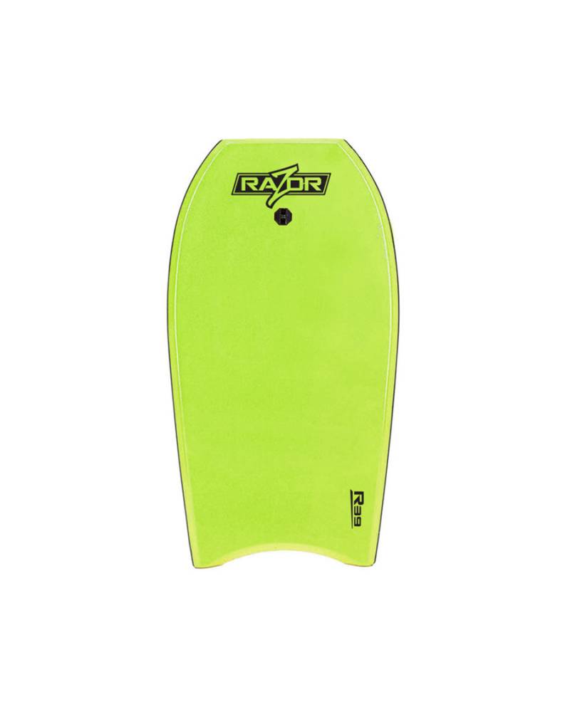 Lime bodyboard front view