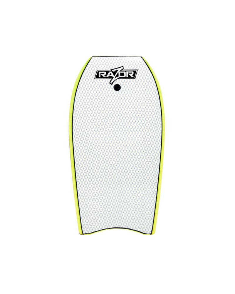 Lime bodyboard back view