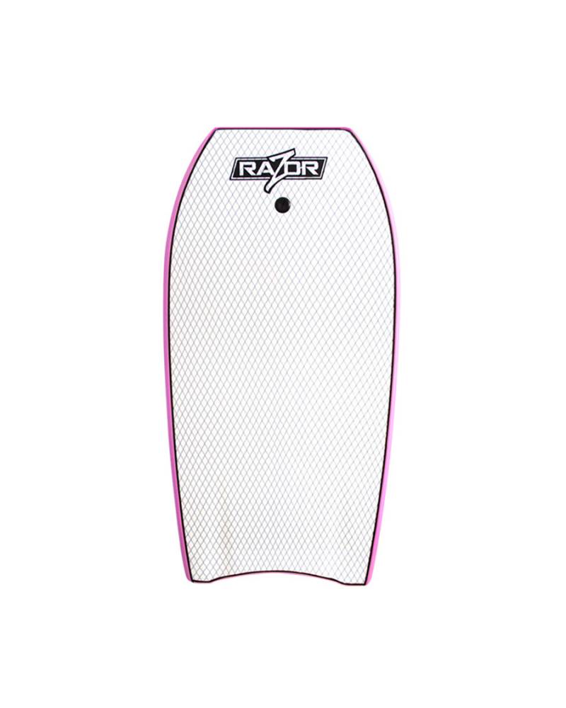 Pink bodyboard back view