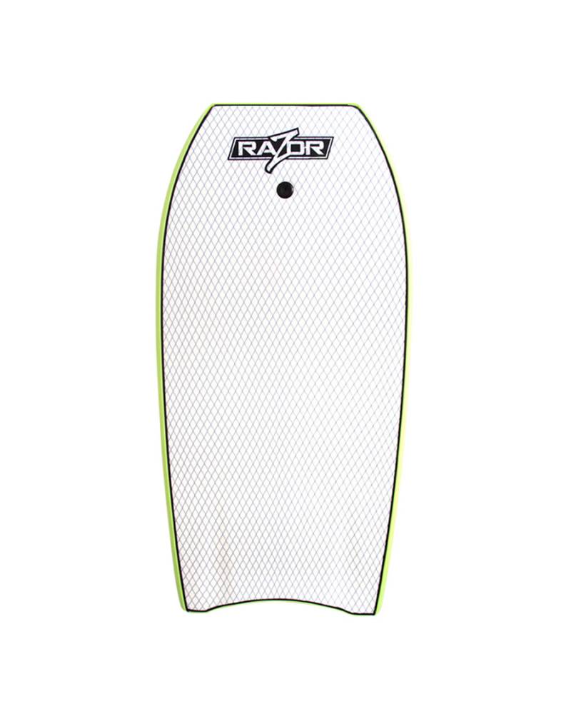 Lime bodyboard back view
