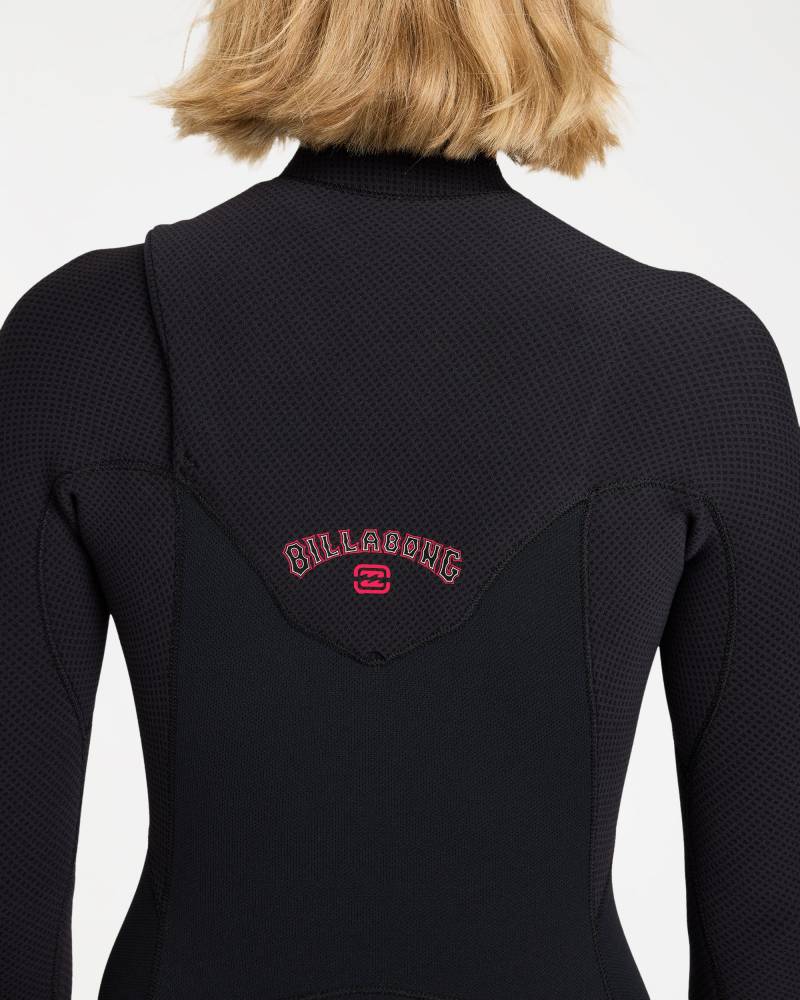 Detail of black springsuit