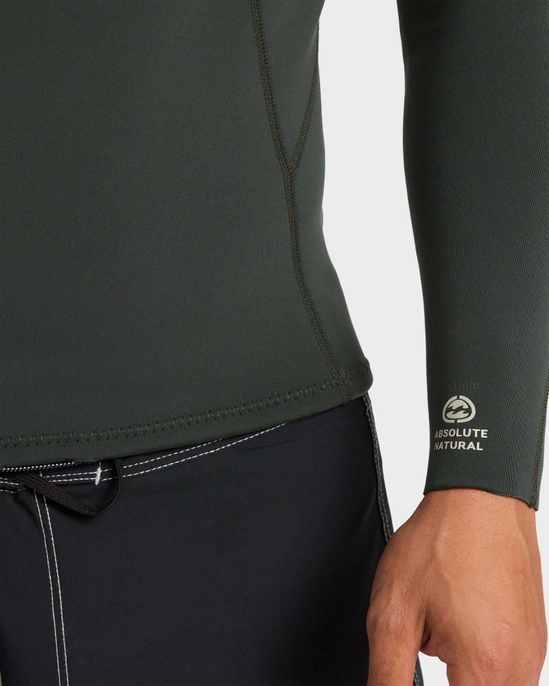 Mens 1/1mm Absolute Natural Wetsuit Jacket - Foreset