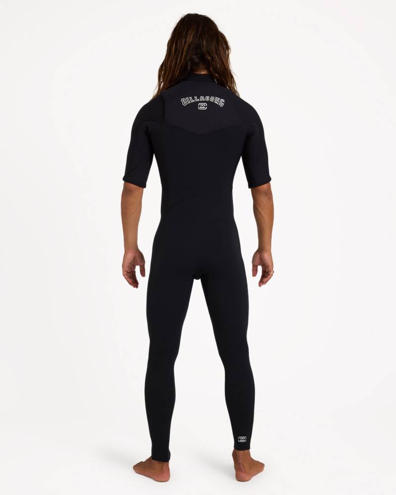Back view of black wetsuit