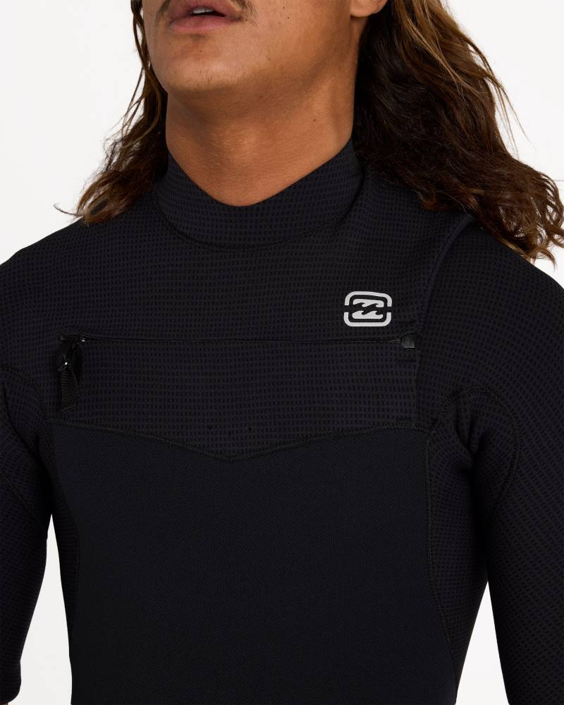 Detail of black wetsuit