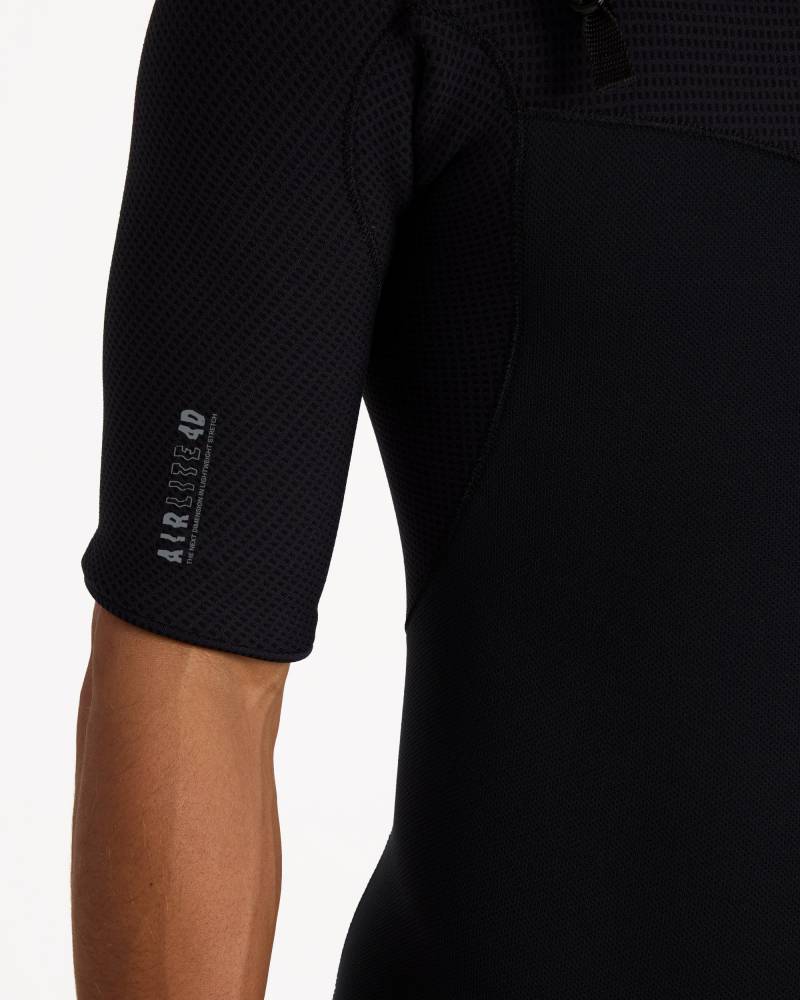 Detail of black wetsuit