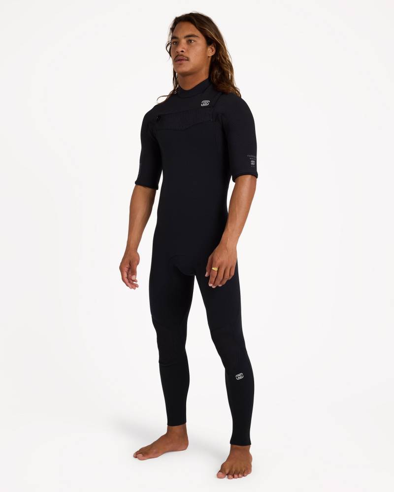 Side view of black wetsuit