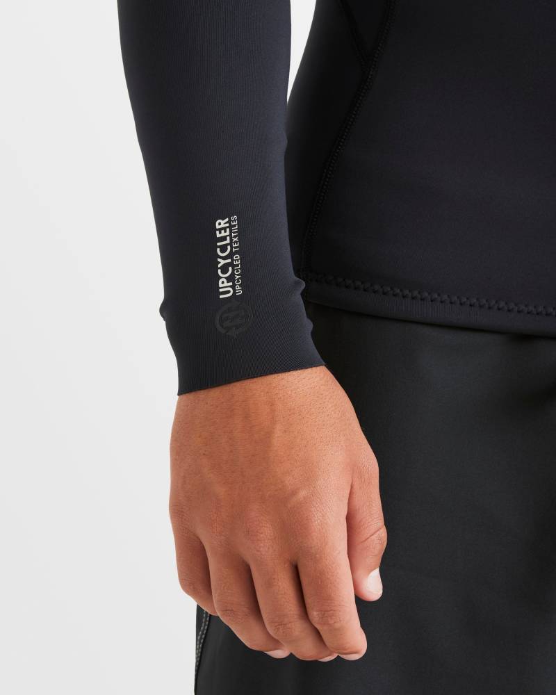 Detail of wetsuit back logo