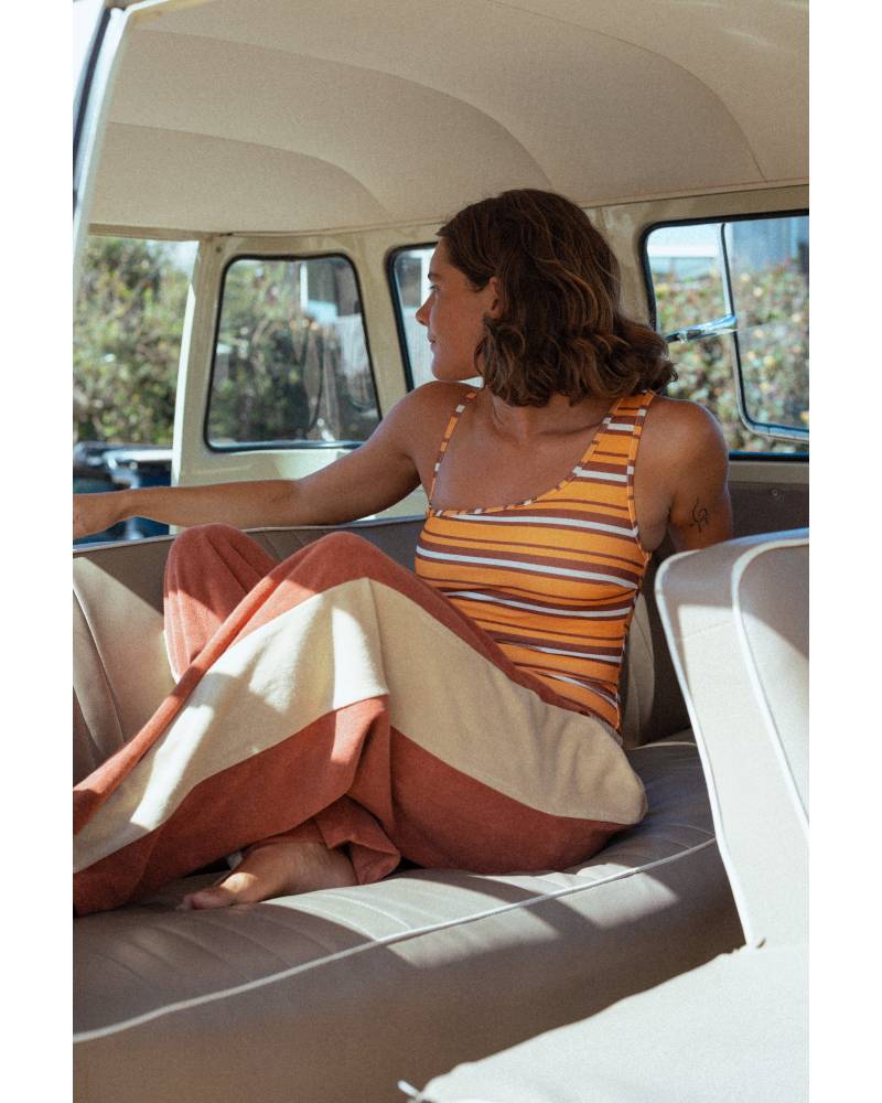 Après Surf Panel Pant - Rust & Cream