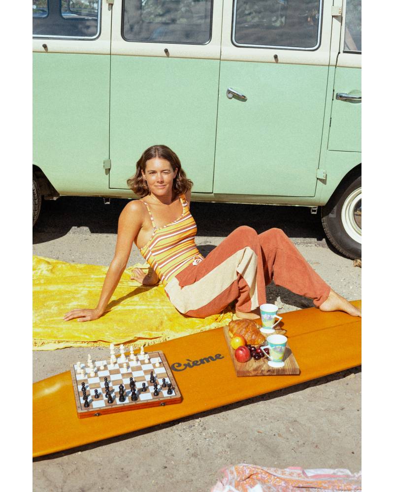 Après Surf Panel Pant - Rust & Cream