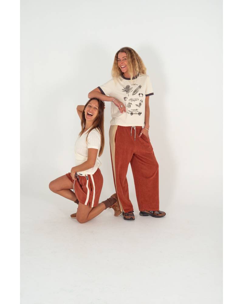 Après Surf Panel Pant - Rust & Cream