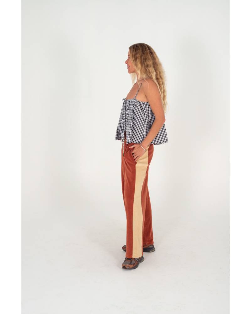 Après Surf Panel Pant - Rust & Cream