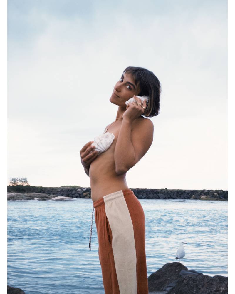 Après Surf Panel Pant - Rust & Cream