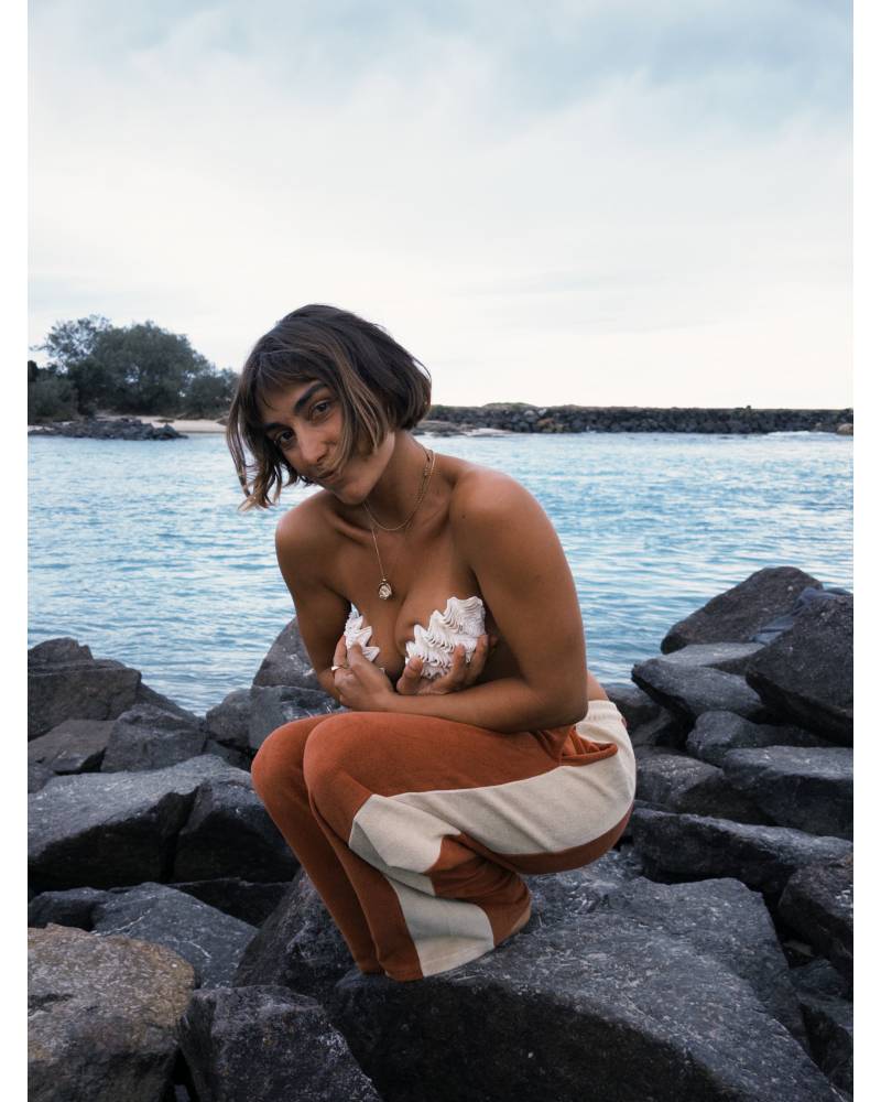 Après Surf Panel Pant - Rust & Cream